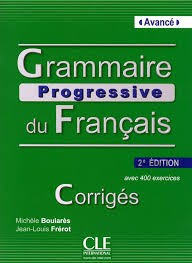Grammaire progressive du français Corrigés Avancé - Click to enlarge picture.