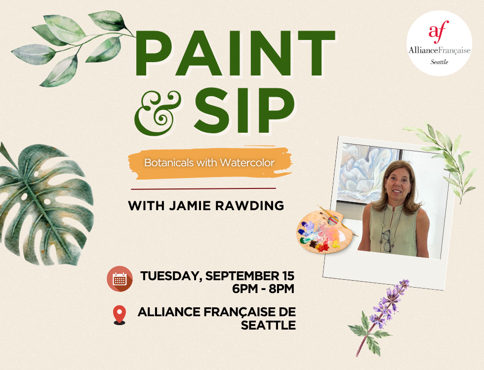 Paint & Sip with Jamie Rawding: Botanicals with Watercolor