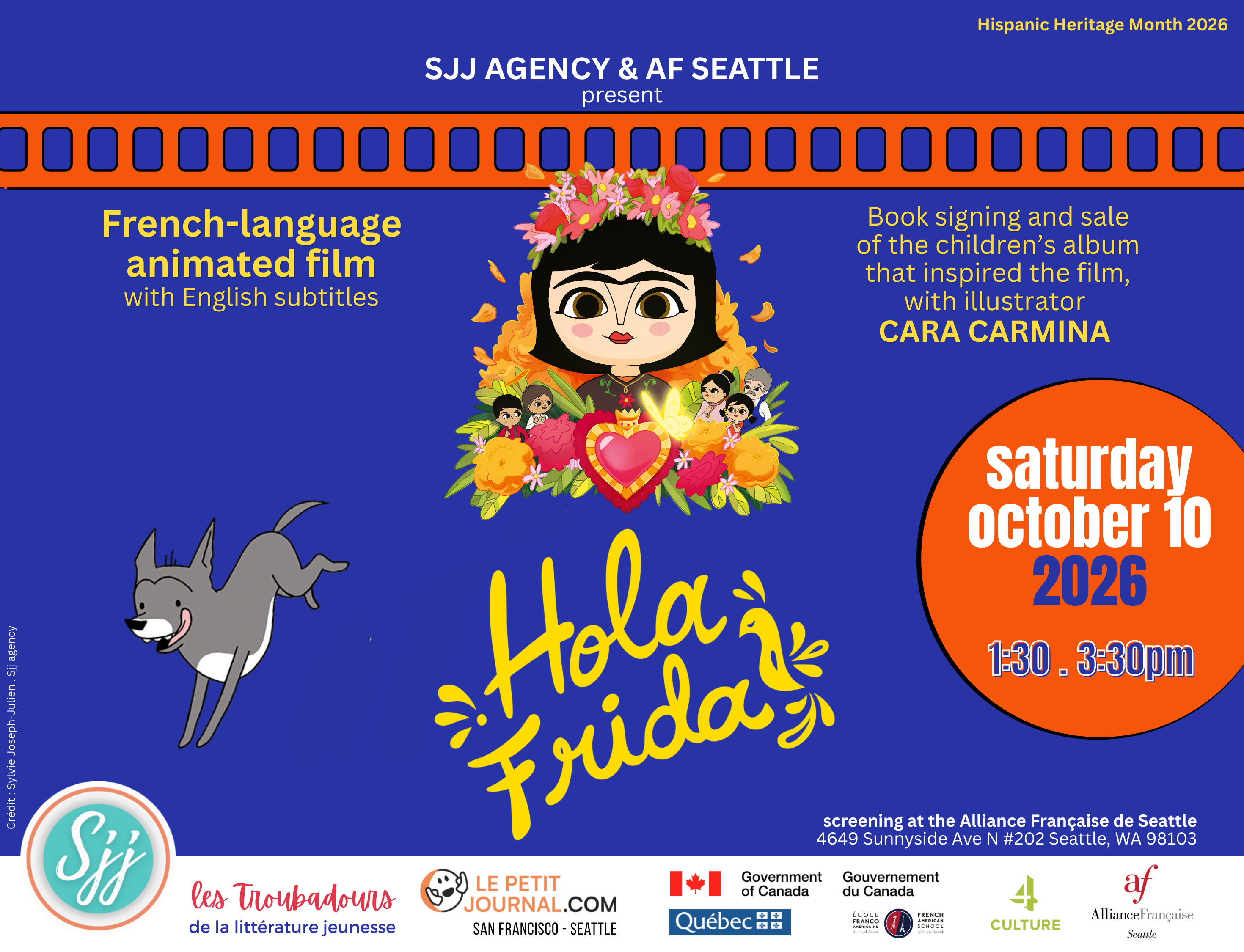 Film Screening: Hola Frida! by André Kadi and Karine Vézina