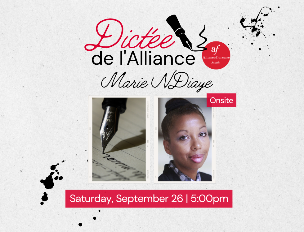 Dictée à l'Alliance: Marie NDiaye