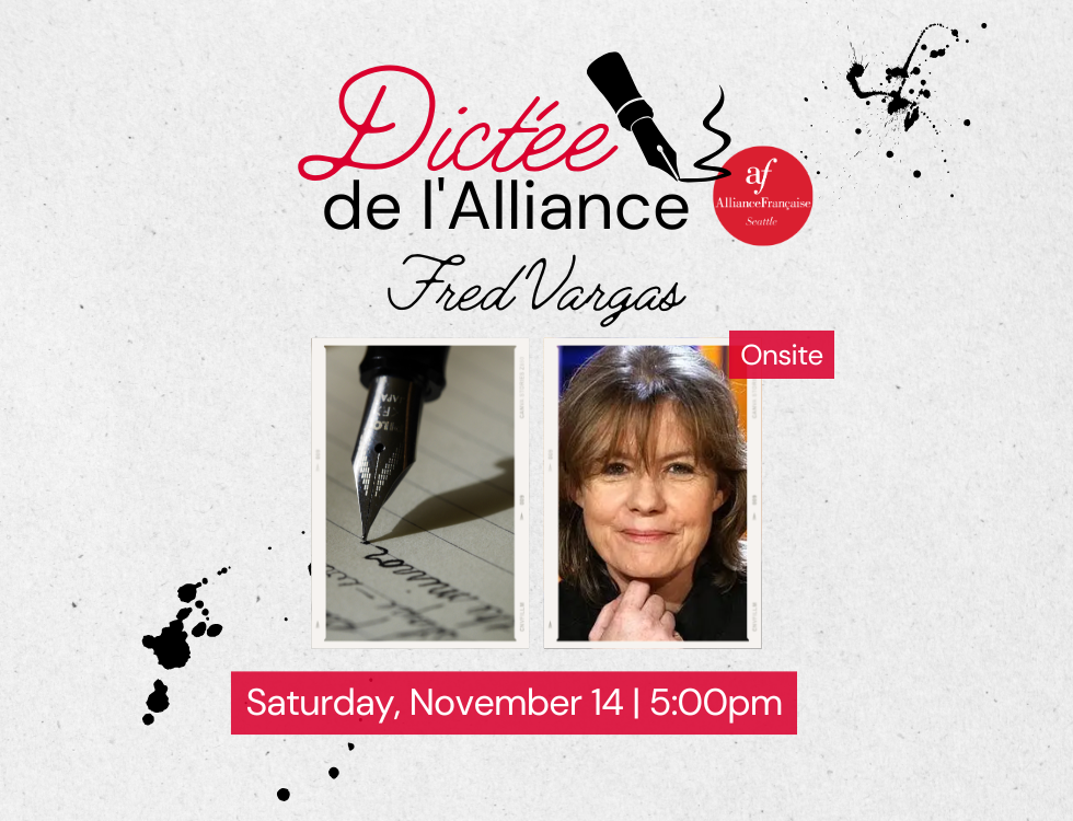 Dictée à l'Alliance: Fred Vargas
