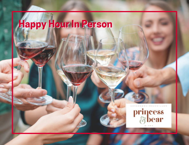 Happy Hour in French at P&B Wines [In Person] Oct 10